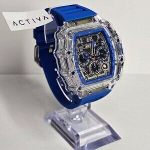 Activa Fury X Invicta Men's Watch w/ Skeleton Dial - 44.3mm, Blue (ACW2305-002)